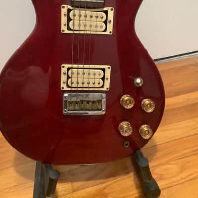 Washburn 1980 Burgundy Raven MIJ Electric Guitar image 1