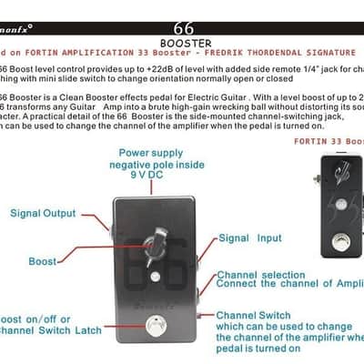Demonfx "66" Boost Pedal w/ Channel Switch latch image 8