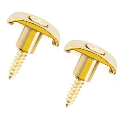 Brio Pro String Trees Guides for Fender American Ultra/Elite Style - Set of 2 - Gold image 6