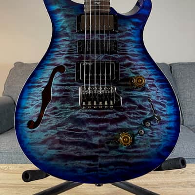 2025 PRS Special 22 Wood Library "Quilted 10-Top" Violet Blue Burst ~ w/Figured Maple Neck & Ziricote Fretboard image 1