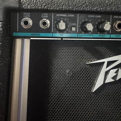 Peavey Audition 110 25-Watt 1x10" Guitar Combo 1980s - Black with Blue Stripe image 2