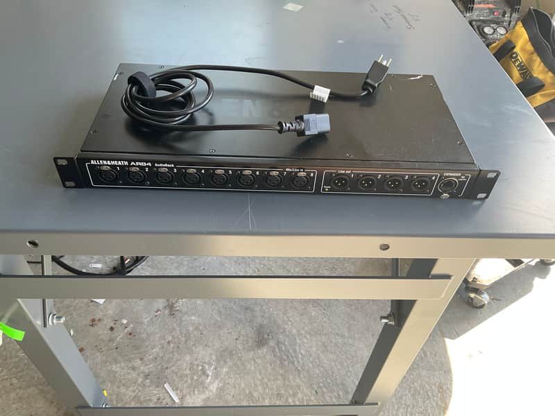 Allen & Heath AR-84 8-Channel AudioRack Expansion Interface 2013 - Present - Black image 1