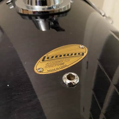 Ludwig Accent CS Custom Bass Drum - Black image 8