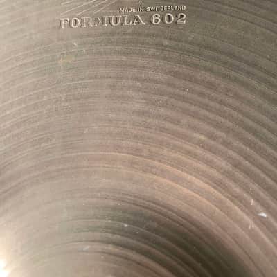 Vintage 60's Paiste Formula 602 14" Hi-Hat Top Cymbal (Bg2) image 3