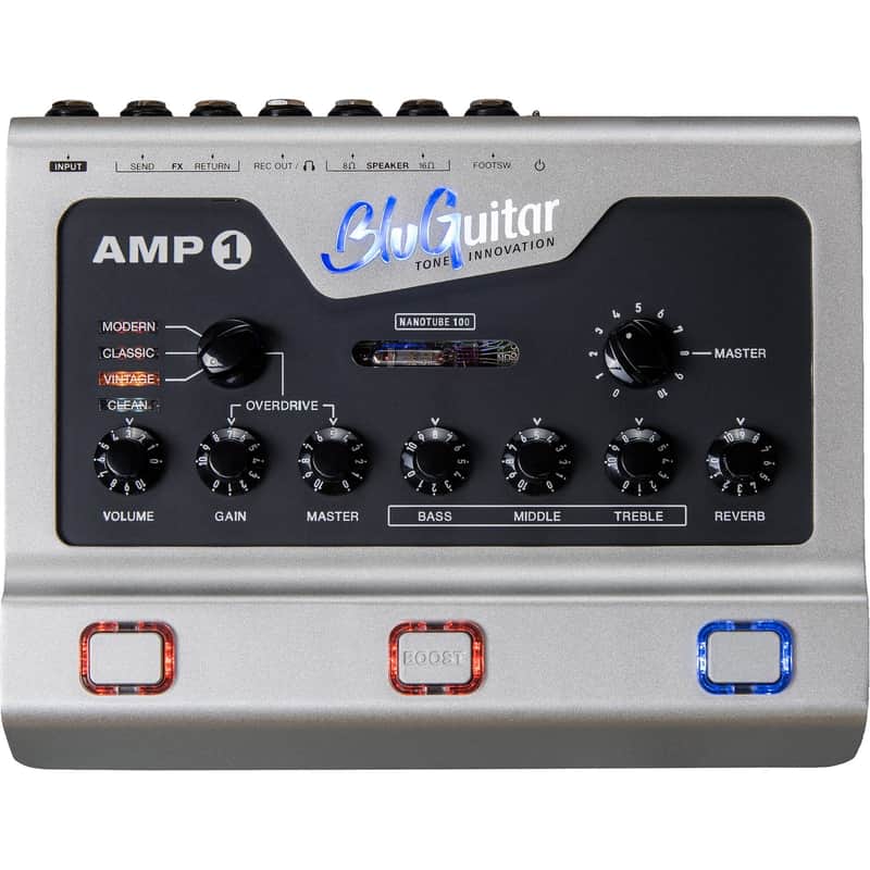 BluGuitar Amp1 Mercury Edition Guitar Amplifier Pedal (100 Watts), Open Box (Like New) image 1