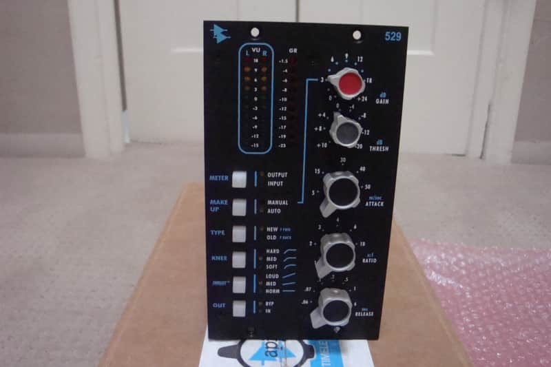 API 529 500 Series Stereo Compressor Module 2018 - Present - Black