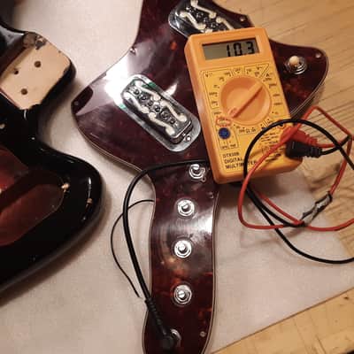 Harmony Holiday Model 1478, Rare & Vintage, Made in USA, Solid Body Electric Guitar 1965 Red Burst image 24