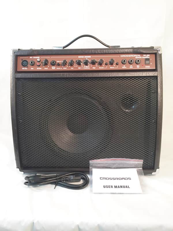 Crossroads 40 Watt RMS Acoustic Guitar Amplifier-10" Speaker and Tweeter-w/-Effects image 1
