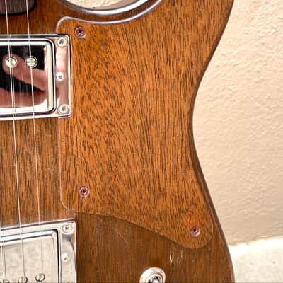 T-style 2017 - Handmade, original solid body black walnut wood image 10
