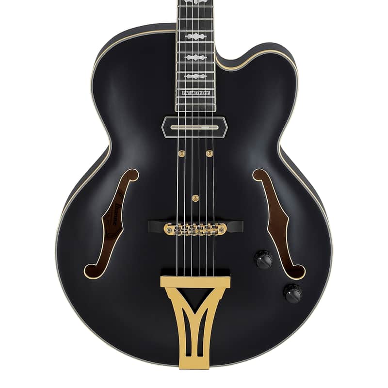 Used Ibanez PM3CBKL Pat Metheny Signature Hollow Body Guitar - Black image 1