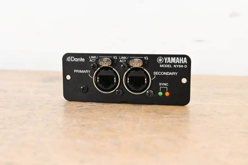 Yamaha NY64-D Dante I/O Expansion Card for TF Mixers CG0143S image 1