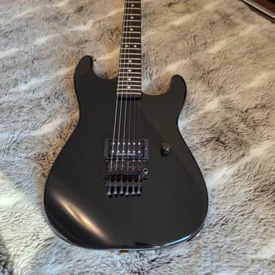 2005 Charvel USA Pointy Reissue San Dimas Metallic Black Floyd Rose w/OHSC (Built in Custom Shop) image 6