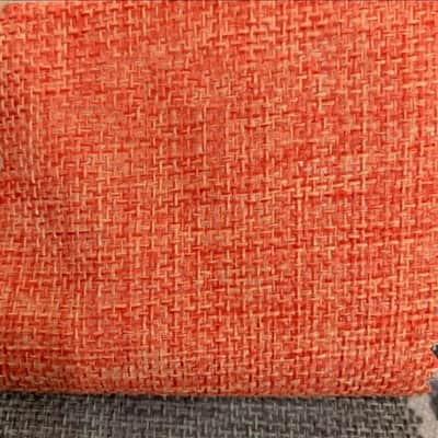 Vintage-Style Speaker Cloth – Thick Linen Burlap Fabric-ink black image 5