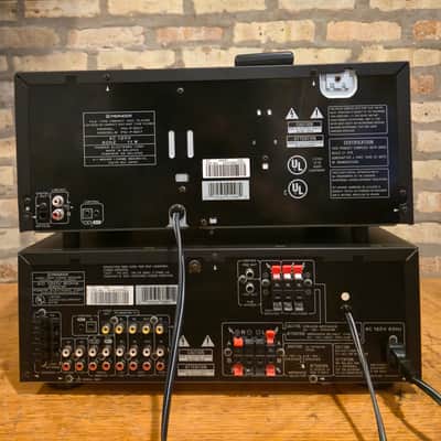 PIONEER  VSX-D466U receiver/PD-F507 25 cd changer  1997 w remote -refurbished image 10