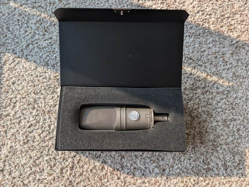 Audio-Technica AT4047MP 40 Series Side-Address Multi-Pattern Condenser Microphone 2010s - Silver image 1