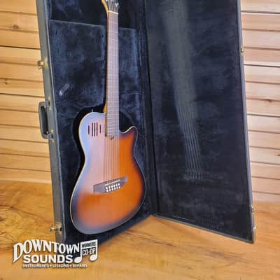 1999 Godin A12 12-String Acoustic/Electric Guitar with Godin Hard Case - Sunburst, 6lbs 6oz image 10