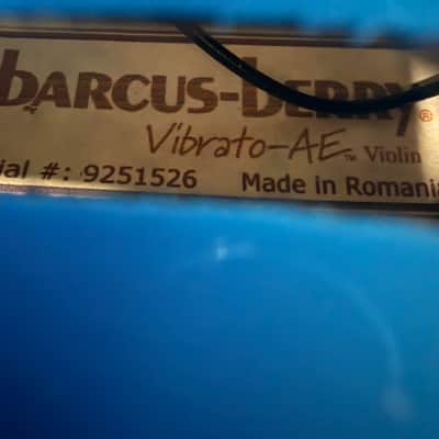 Barcus-Berry Barcus Berry Vibrato-AE Series Acoustic-Electric Violin 2010s - Tuxedo image 5