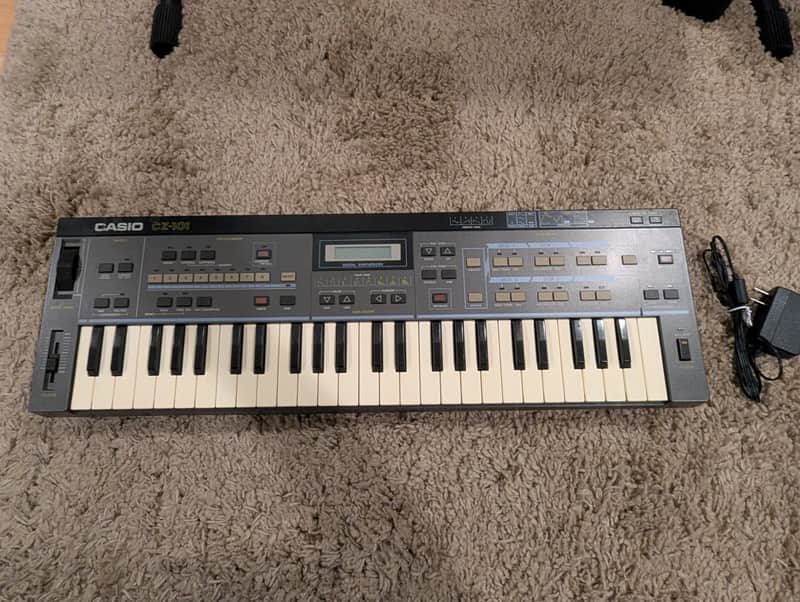 Casio CZ-101 Digital Synthesizer - Good Working Condition - Case