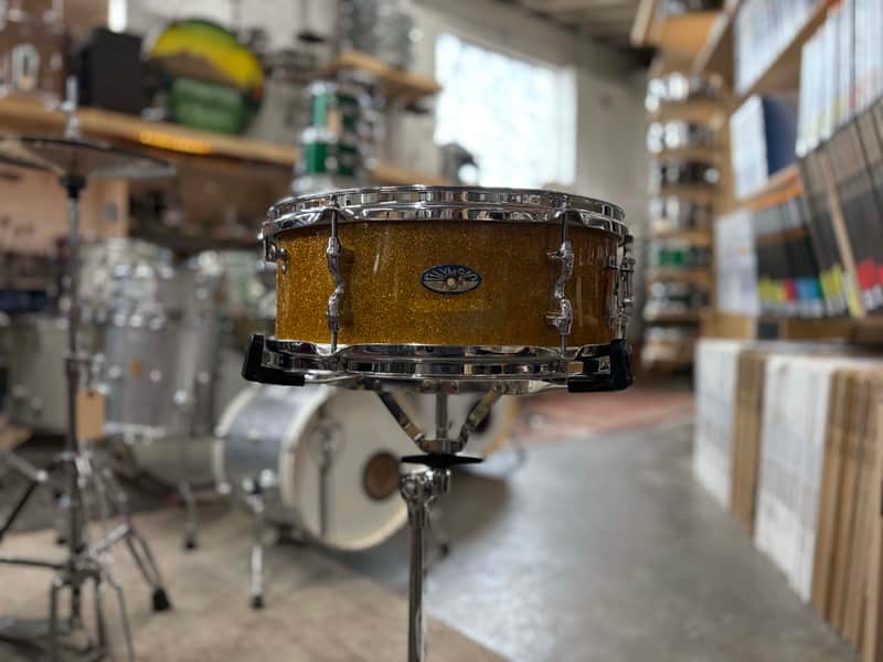 Olympic 5x14" Gold Sparkle Snare Drum image 1