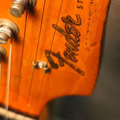 Fender Stratocaster 1964 Fiesta Red Refin Hardtail conversion 3kg image 11