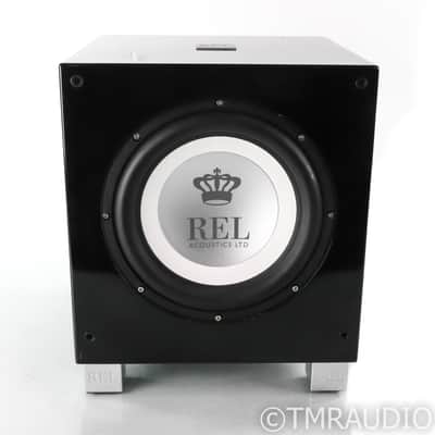 REL T/9i 10" Powered Subwoofer; T9i; Piano Black image 1