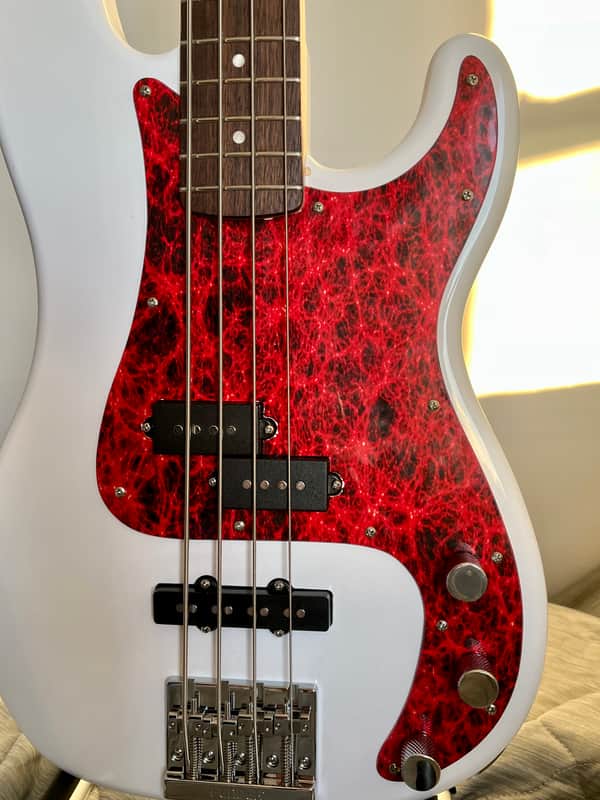 Squier Affinity Series Precision Bass P/J 2019 - Olympic White image 1