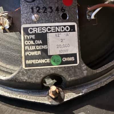 1960s WEM 2x12" Starfinder with 1973 Fane Crescendo 12As image 13