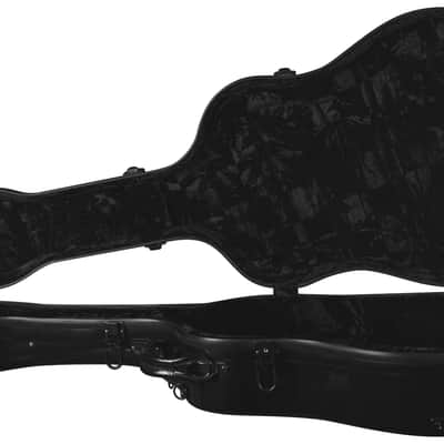 Superior CF-1510B  black fiberglass Dreadnought guitar case image 2
