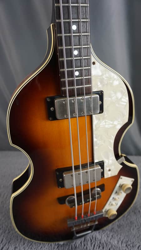 Greco Violin Bass - Sunburst Japan 4-String Bass image 1