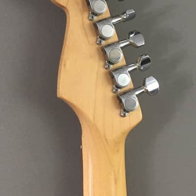 Vintage Fender Stratocaster 1993 Solid Custom Contour Body Lake Placid Blue Rare MIJ Relic HSC 6.8 Lb! image 13