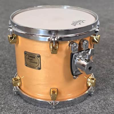 Used Yamaha Maple Custom Drum Set Natural Gloss w/Gold Hardware MIJ - Very Good image 14