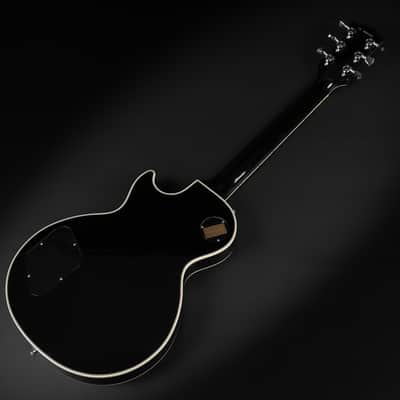 2012 Gibson Custom Shop Les Paul Custom with Chrome Hardware - Ebony | USA Black Beauty Open Coil 490R 498T Humbucker Pickups Long Neck Tenon | CoA OHSC image 12