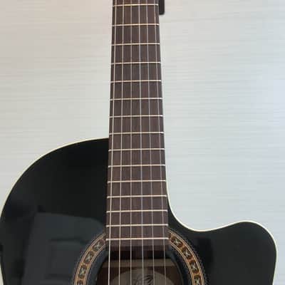Godin La Patrie Hybrid CW Black QII Acoustic Electric Guitar | Reverb