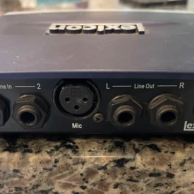 Lexicon Alpha USB Audio Interface 2010s - Blue image 3