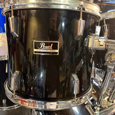 Pearl Export series 5 piece drum set/hardware/cymbals/throne 2015 - Black image 3