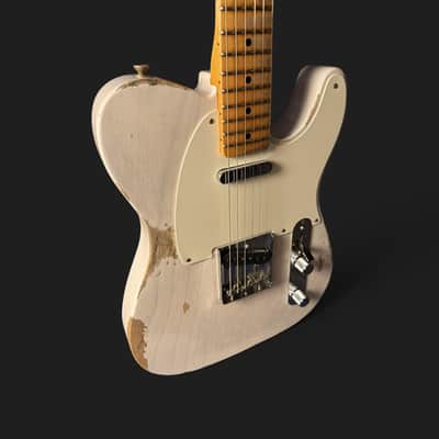 Fender Custom Shop '57 Telecaster Heavy Relic - Lightweight Ash - Josefina HW - 3,25kg 2022 - White Blonde image 8