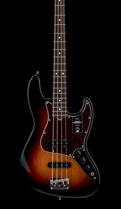 Fender American Professional II Jazz Bass- 3-Color Sunburst #83831 image 1