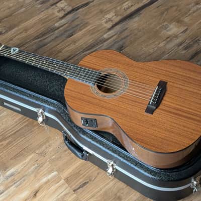Zager Parlor E/N Easy Play Acoustic Electric Guitar 2019 W/OHSC Signed Excellent! image 9