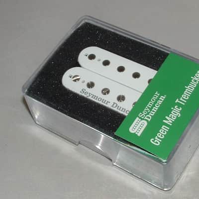 Seymour Duncan Green Magic Trembucker Bridge (White) New with Warranty image 1