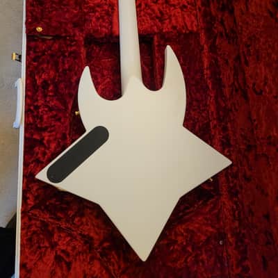 Washburn Bootsy Collins Space Bass 2002 - White with Swarovski Crystals image 5
