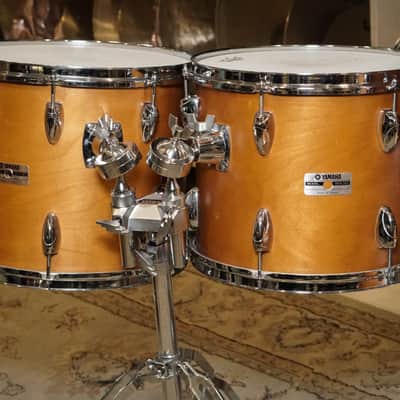 Yamaha 10/12/13/14/20" Tour Custom Drum Set - 1980s Real Wood image 8
