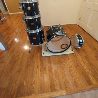 Pearl Export 12 round x 10 rack tom, gloss black, ISS mount, pro heads excellent image 10