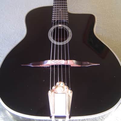 VV: Gitane DG 330 John Jorgenson Tuxedo gypsy guitar, signed, EXL+++ Guardian HSC, K&K pup, DEAL! image 1
