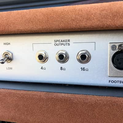 Two Rock Classic Reverb Signature Head and 2x12 Vertical cabinet 2020s - Brown Suede image 12