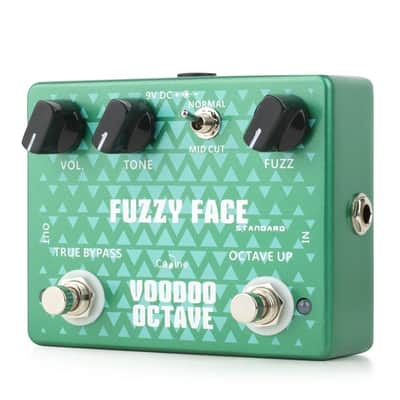 Caline CP-53 Fuzzy Face Voodoo Octave Guitar Effect Pedal True Bypass,price included tax from CN to USA image 3