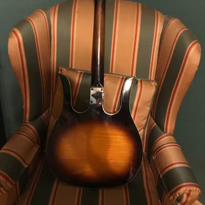Danelectro neck on a Longhorns body.  Late 1960’s Aged Faded Tobacco Burst image 14