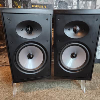 Boston Acoustics Boston Acoustics CR77 is a 2-way bookshelf speakers 90s - Black image 2