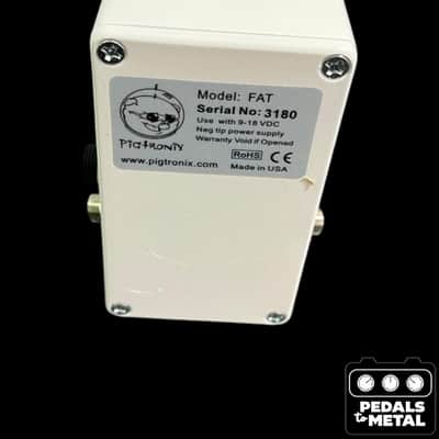 Pigtronix Fat Drive 2012 - White - X19443 image 6