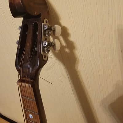 Domra Prima USSR Soviet Folk Musical Instrument Domra Prima Folk Musical Instrument 4 strings Russian Moscow factory Vintage Vintage image 3