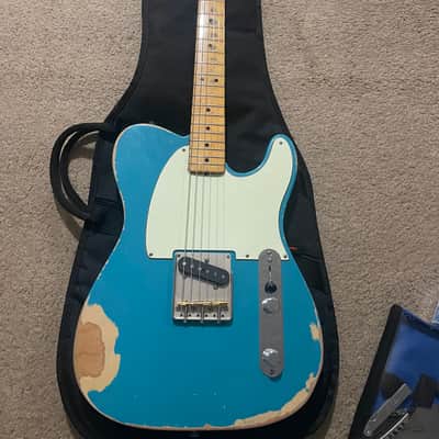 1968 Fender Telecaster Maple Cap Taos Turquoise image 1